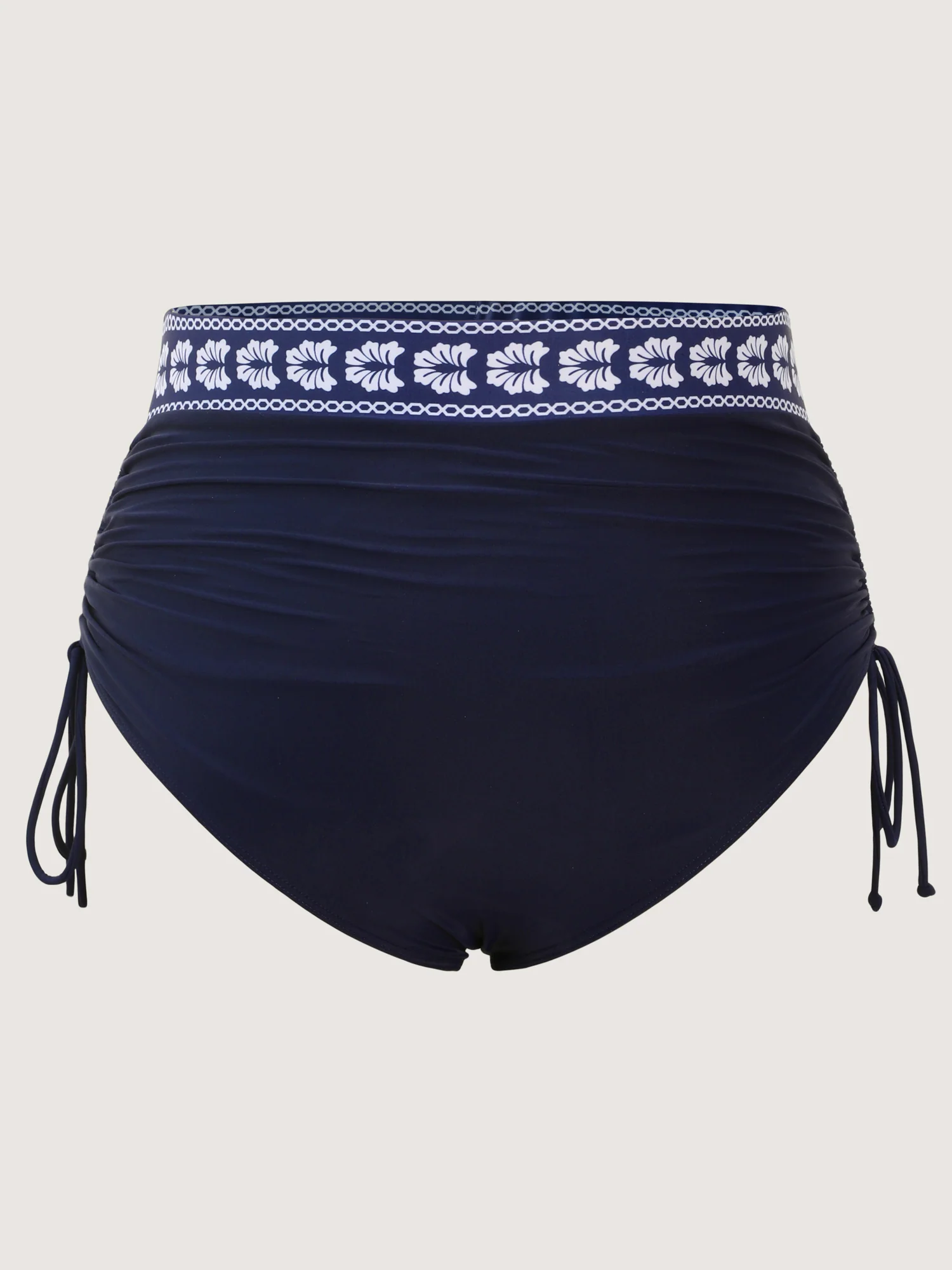 Adjustable Side Drawstring Printed Bikini Bottoms - Image 7