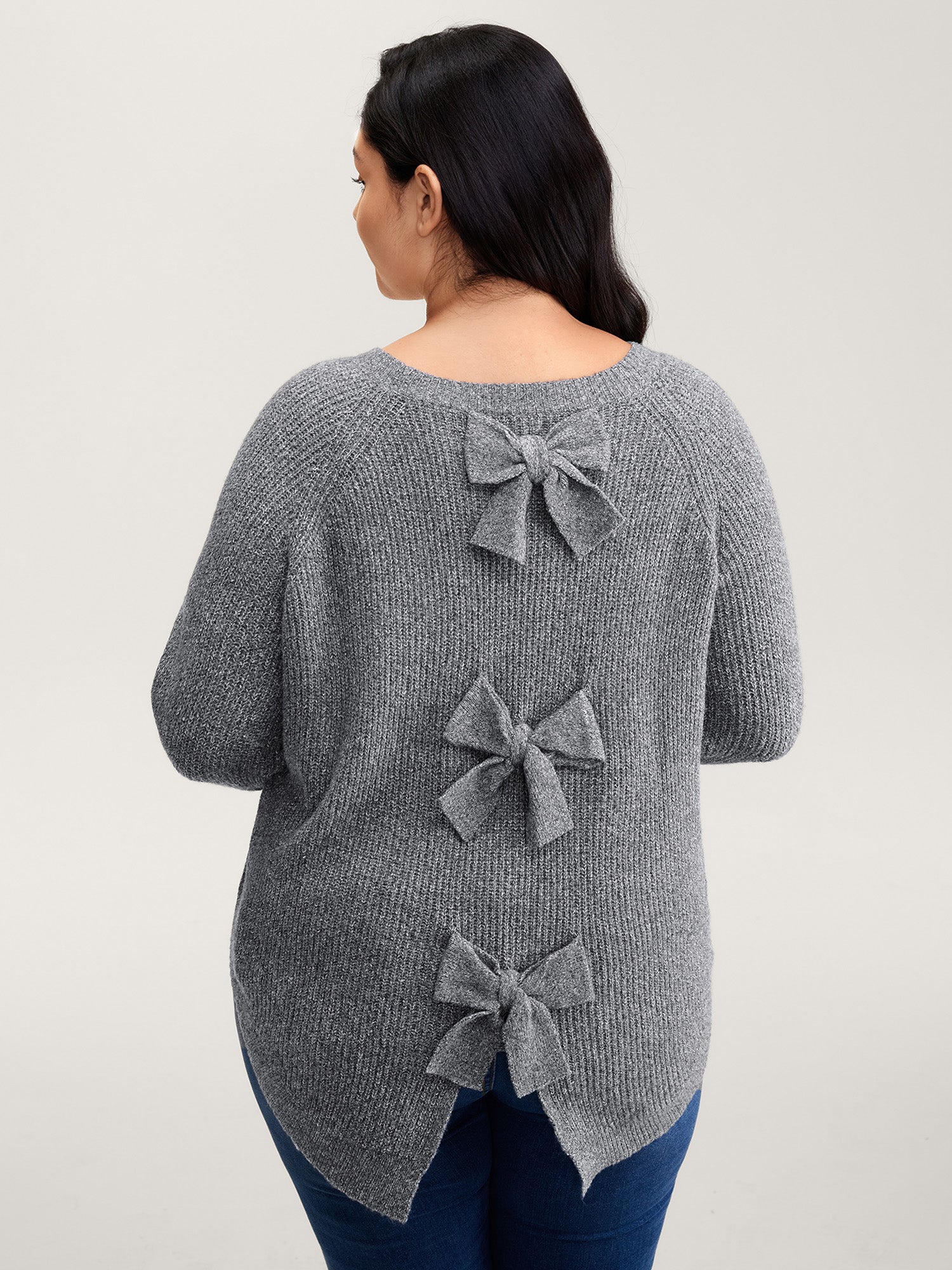 Back Bow Split Back Pullover - Image 9