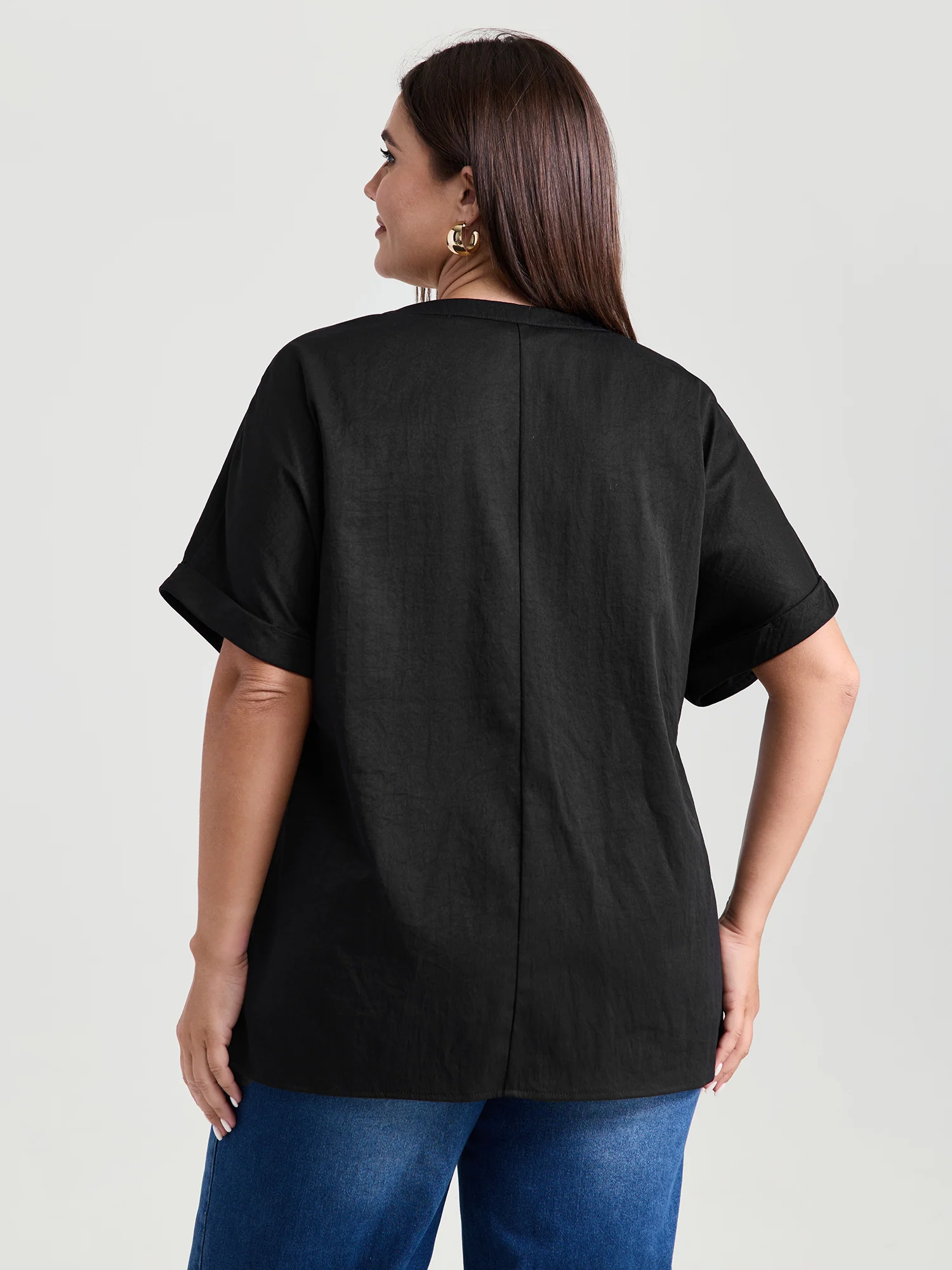 Breathable Feel Textured Blouse - Image 4