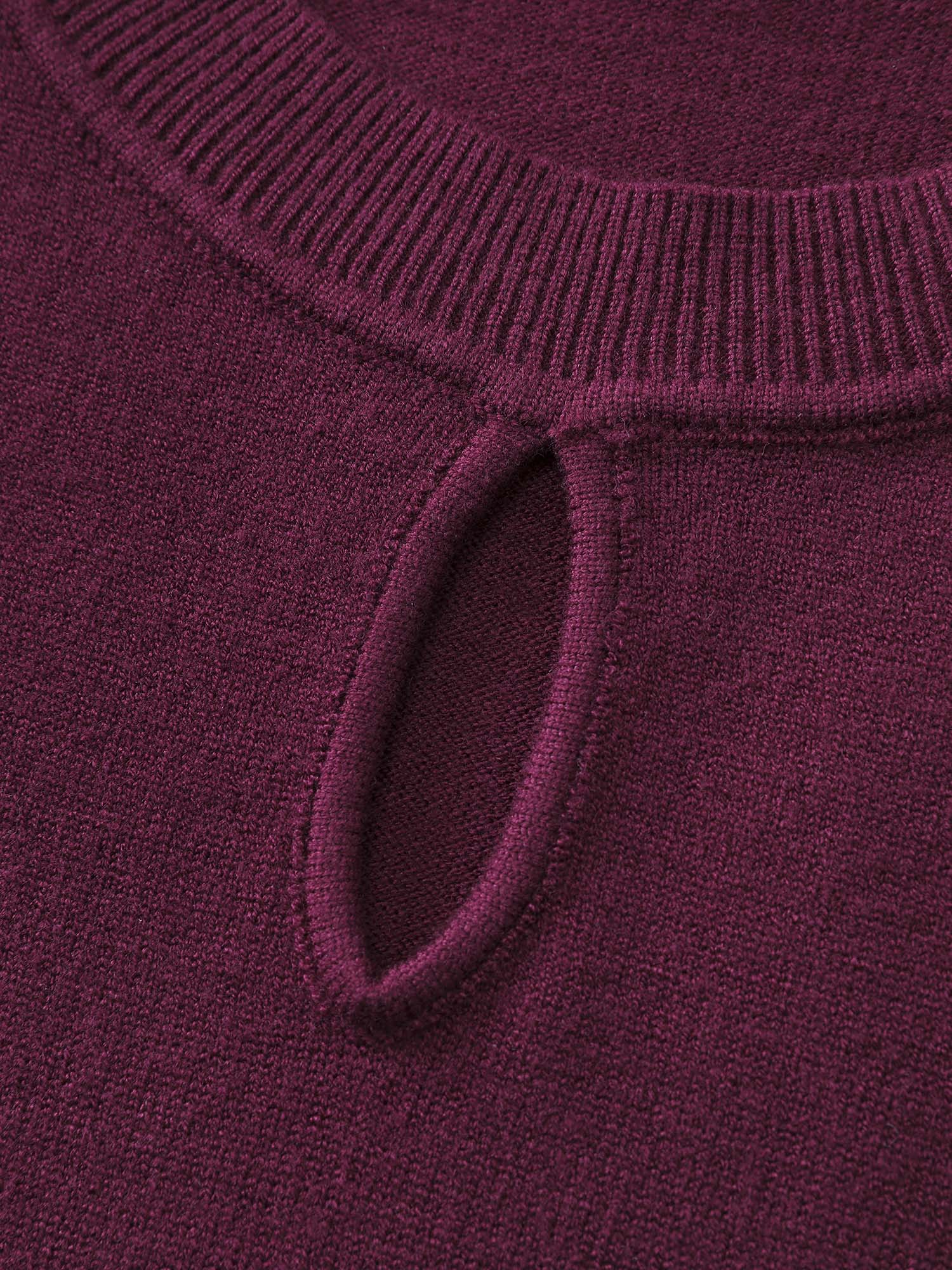 Chiffon Cut-Out Sheer Pullover - Image 6
