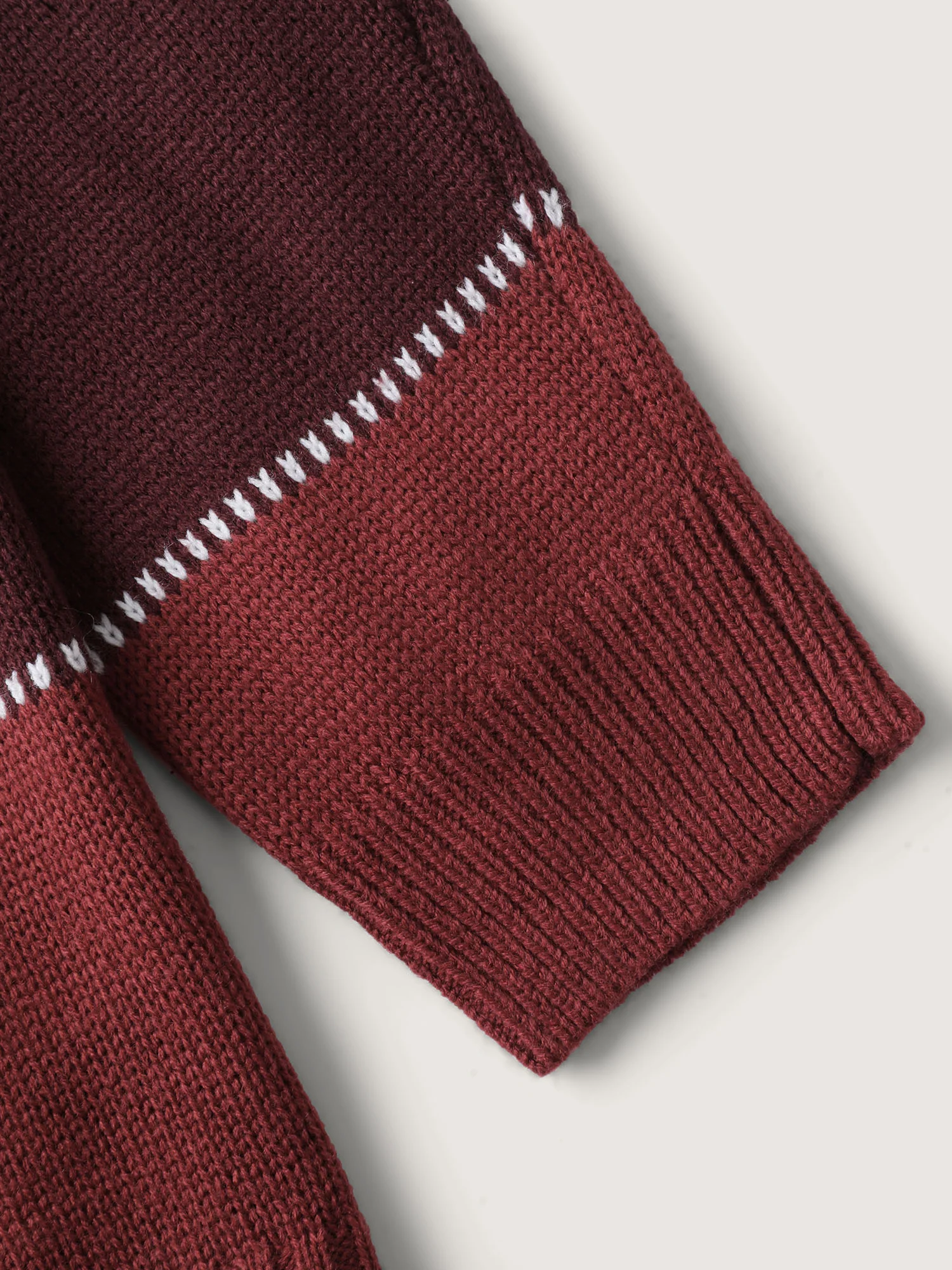 Color Block Striped Contrast Pullover - Image 7