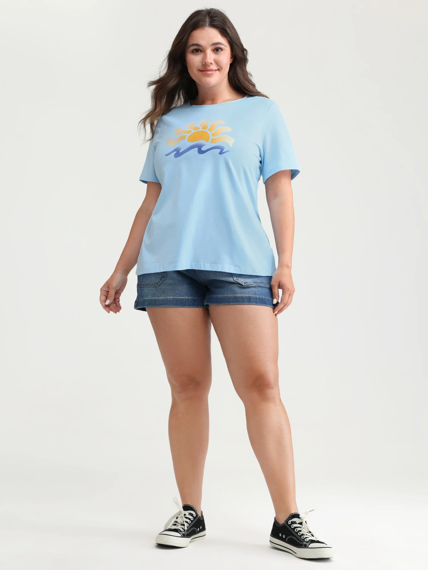 Cotton Sun Approved Crew Neck T-Shirt - Image 4