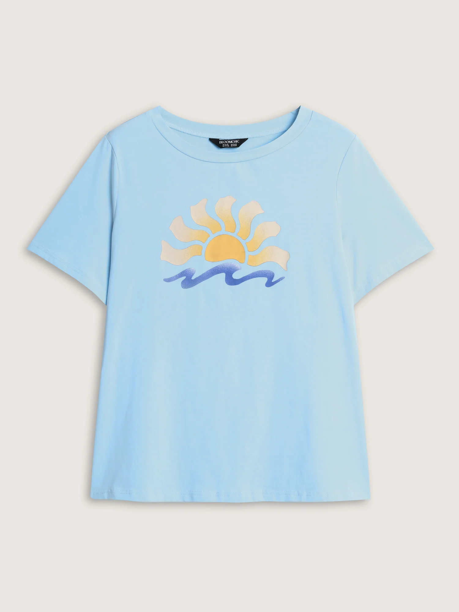 Cotton Sun Approved Crew Neck T-Shirt - Image 7
