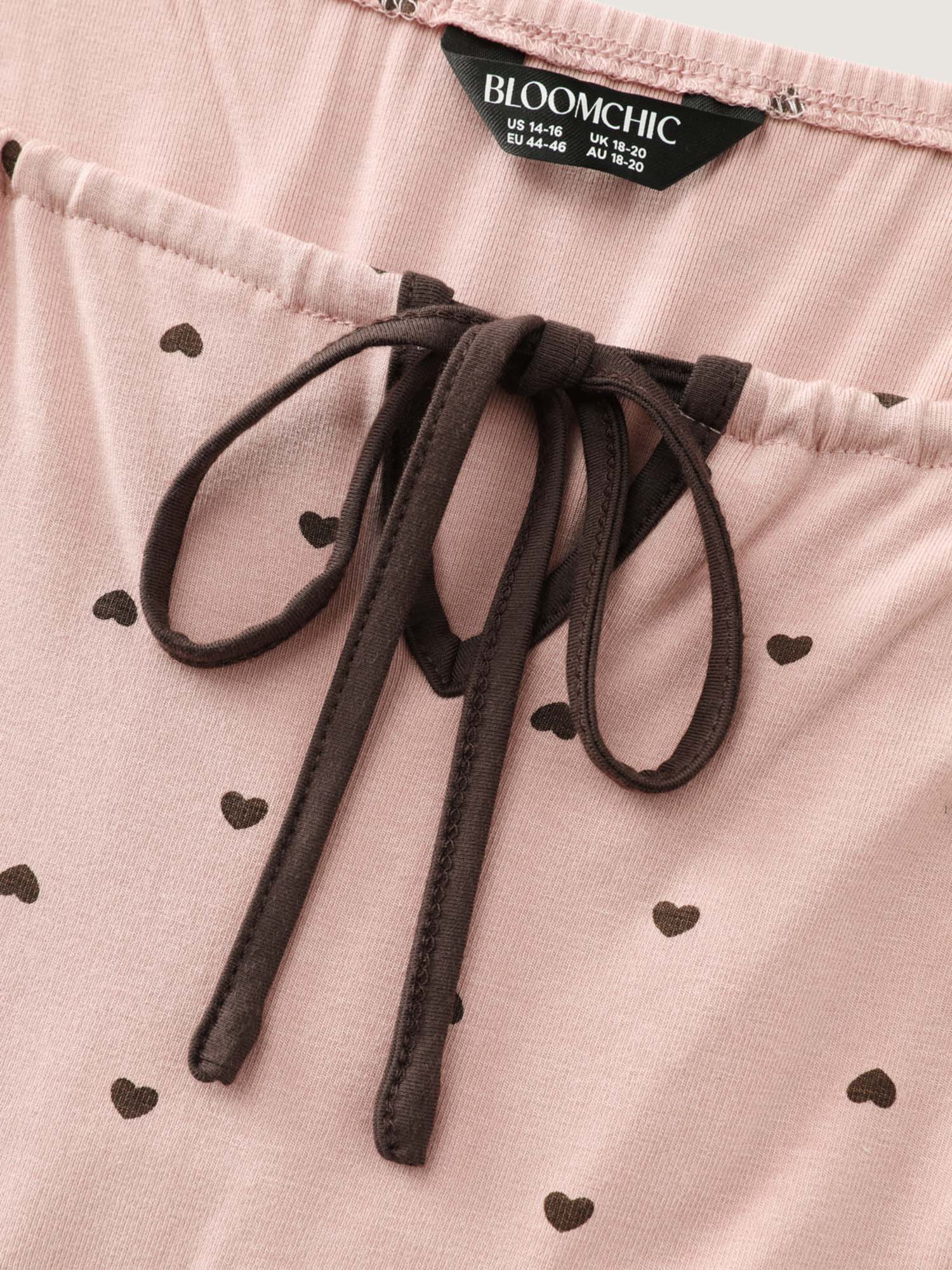 Cozy Love Drawstring Neckline Pocket Nightgown - Image 5