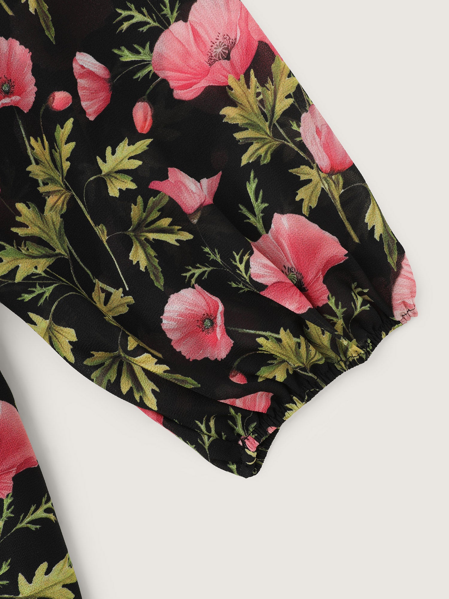 Floral Print Pockets Stretchy Waist Jumpsuit - Image 6