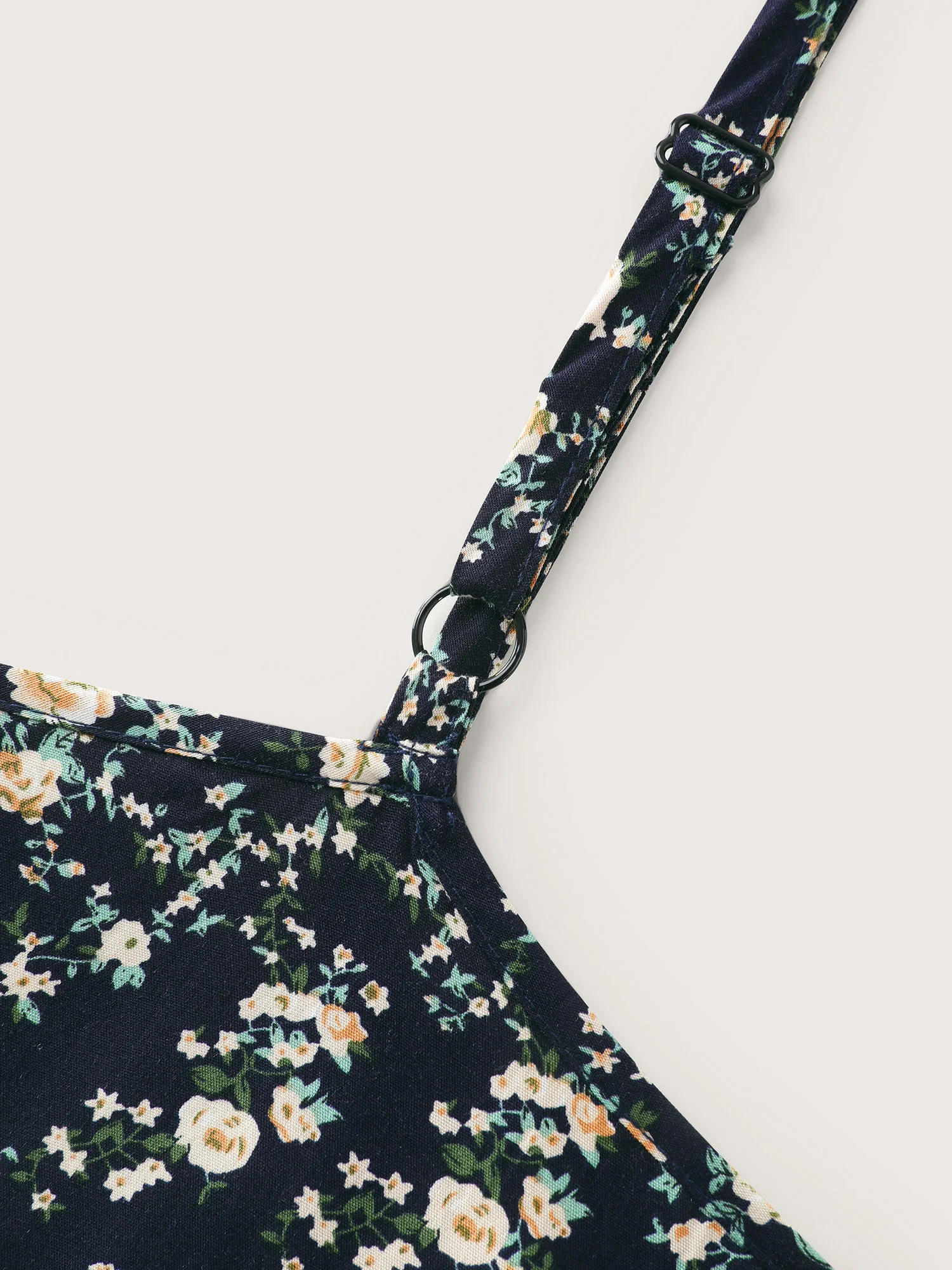 Floral Print Side-Tie Rayon Tank Top - Image 6