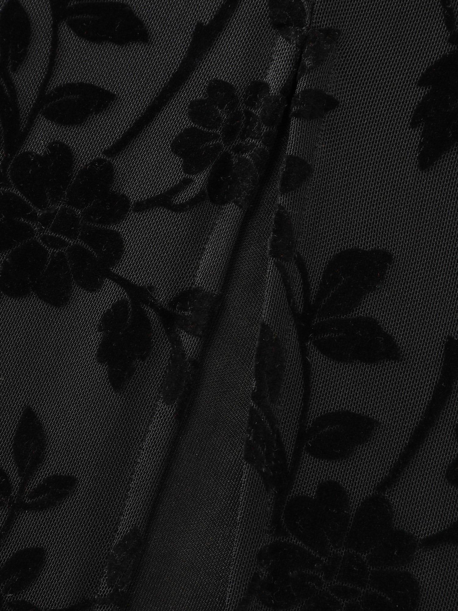 Floral Textured Jacquard Slit Hem Maxi Dress - Image 6