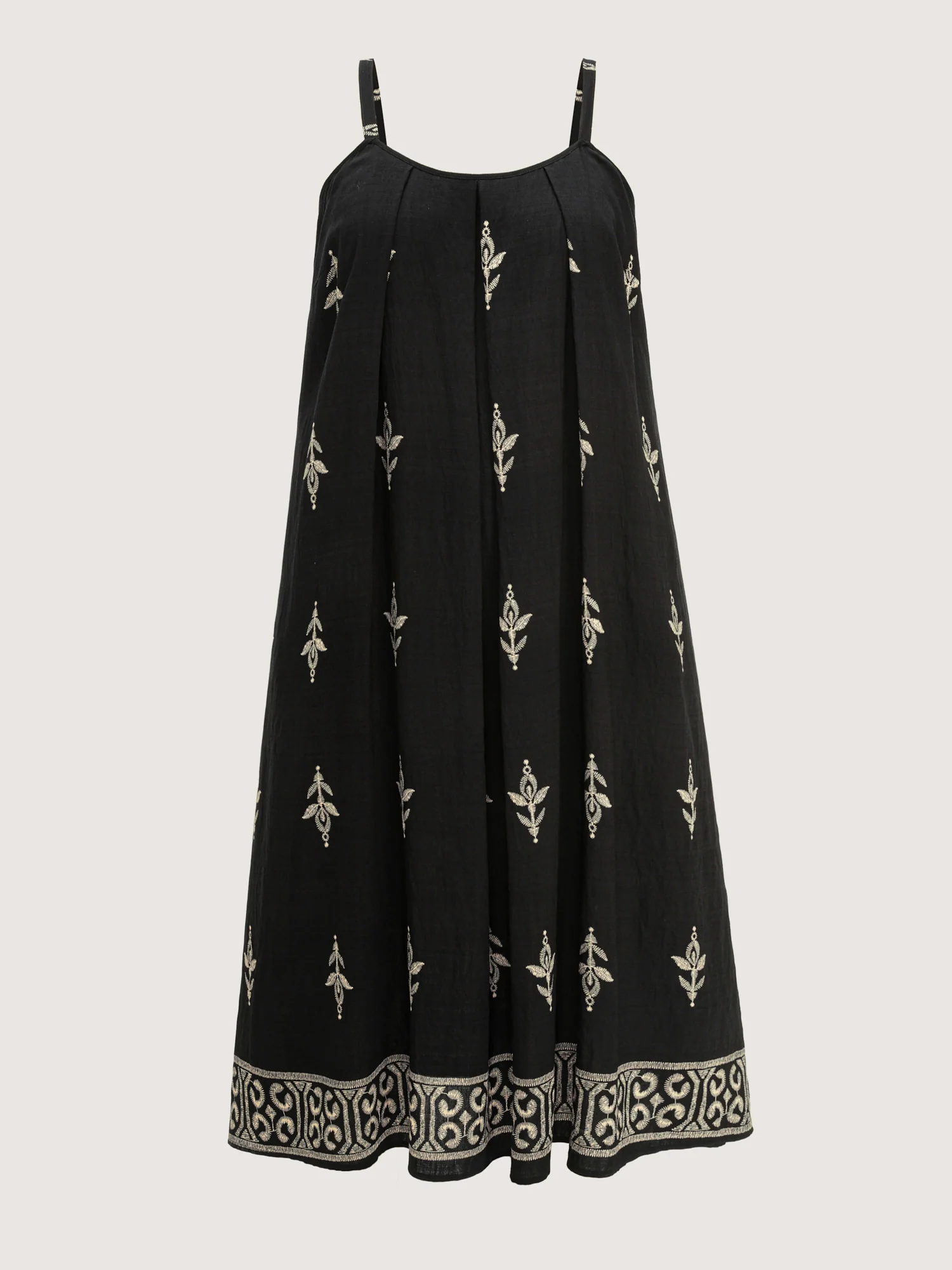 Geometric Print Color Contrast Maxi Dress - Image 7