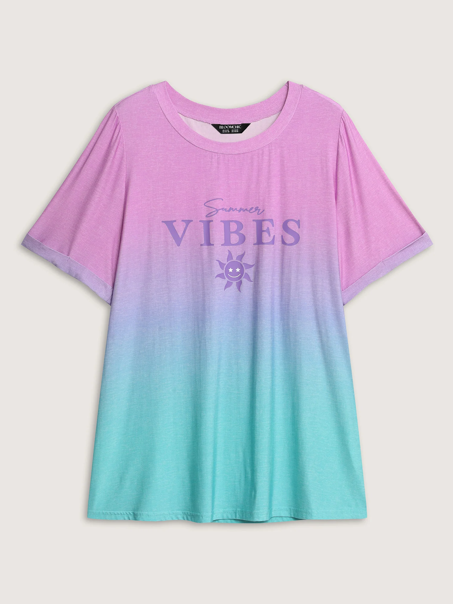Good Vibes Color Gradient T-Shirt - Image 7