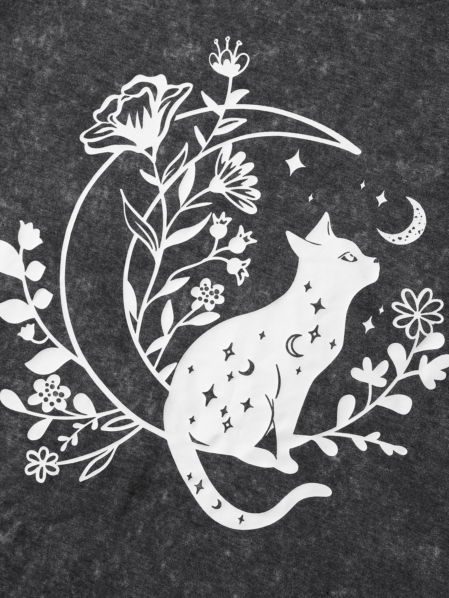 Midnight Cat Stretchy Solid Sweatshirt - Image 5