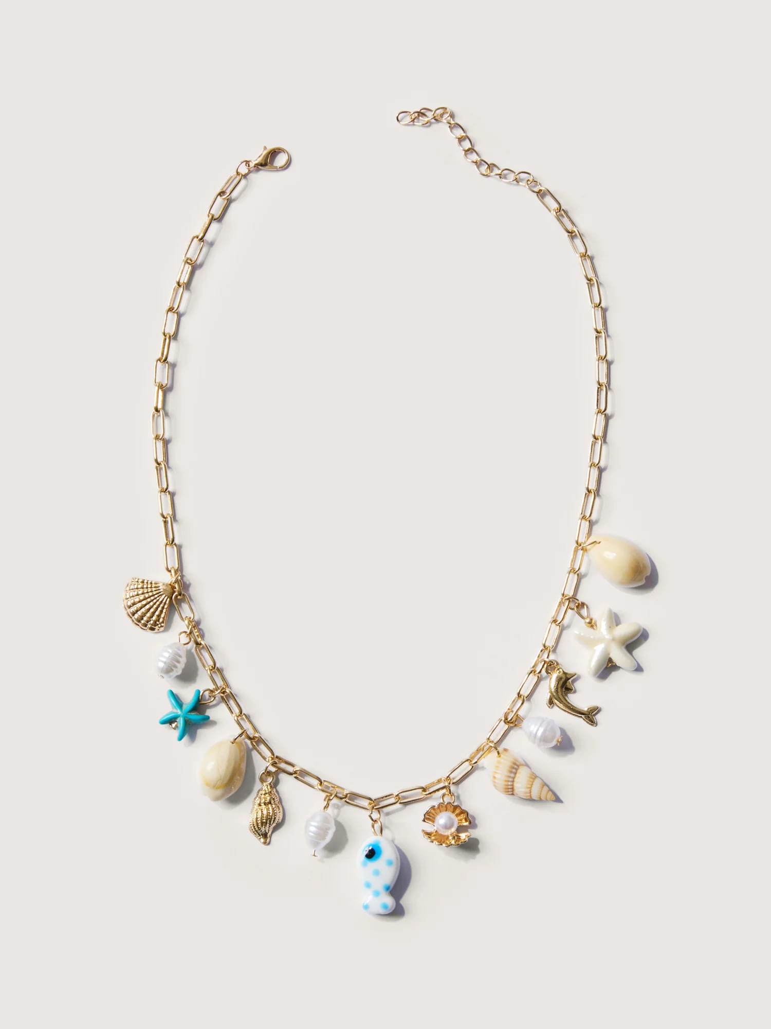 Ocean Charm Multi-Charm Necklace