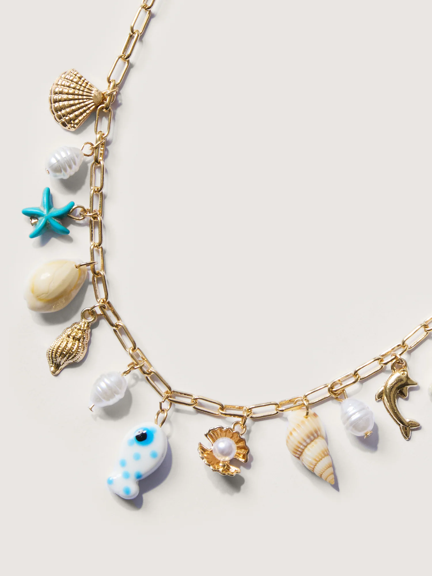 Ocean Charm Multi-Charm Necklace - Image 4