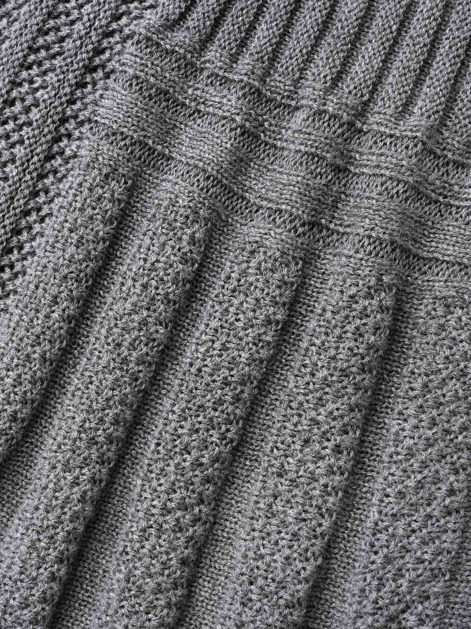 Plain Textured Kimono Collar Cardigan - Image 13