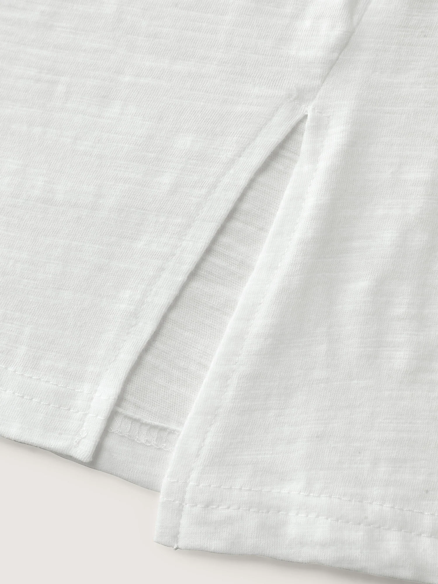 Pure Cotton Keyhole Neckline Flowy T-Shirt - Image 5