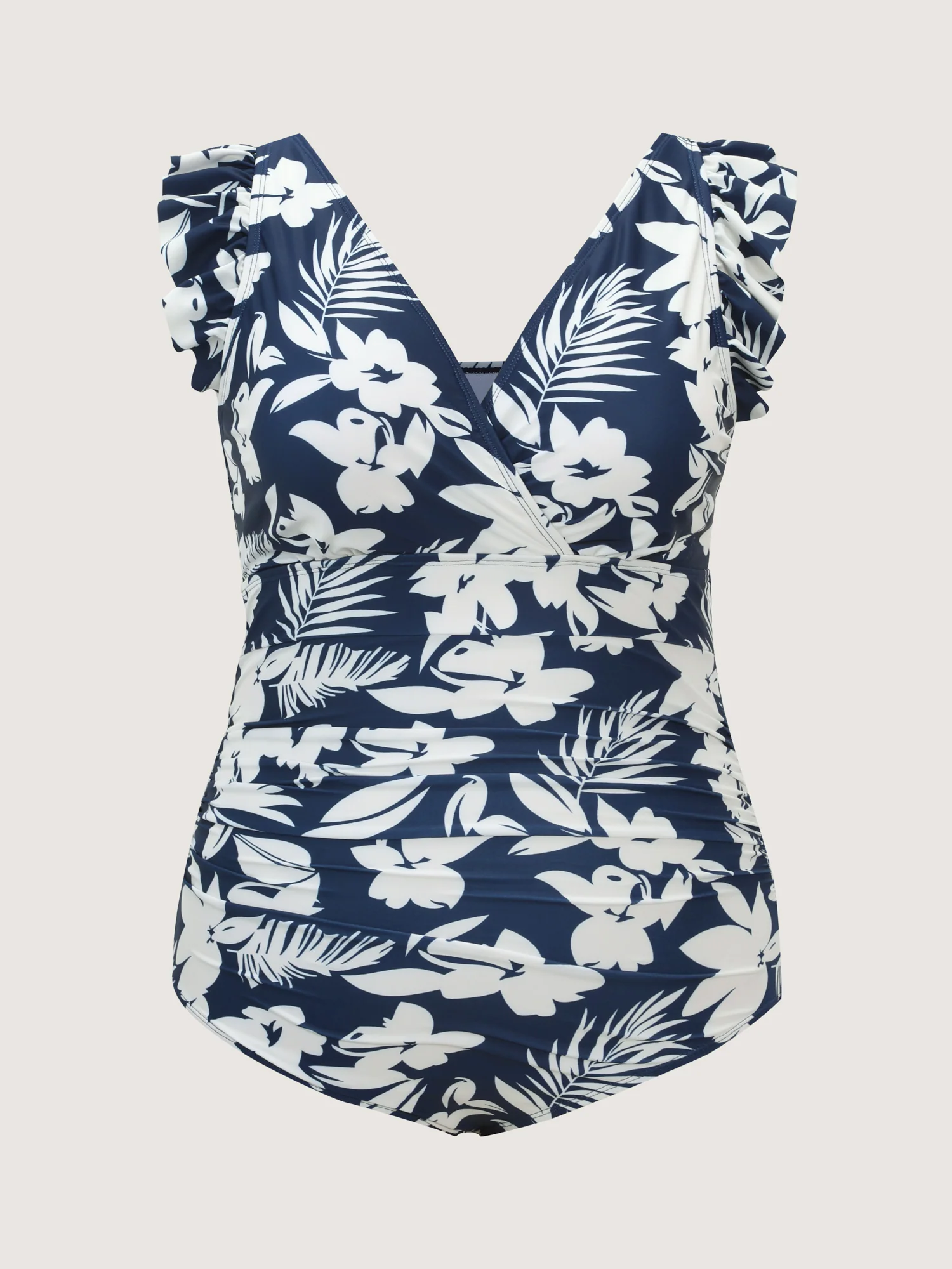 Sarong Set Tropical Print One-Piece Swim - Image 7