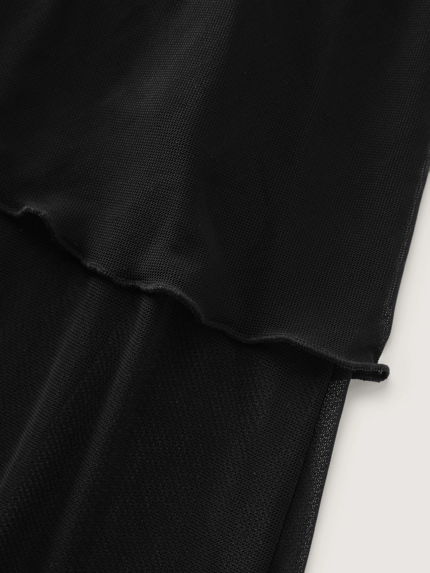 Sheer Ruffled Sleeve Layered Swim Dress - Image 7