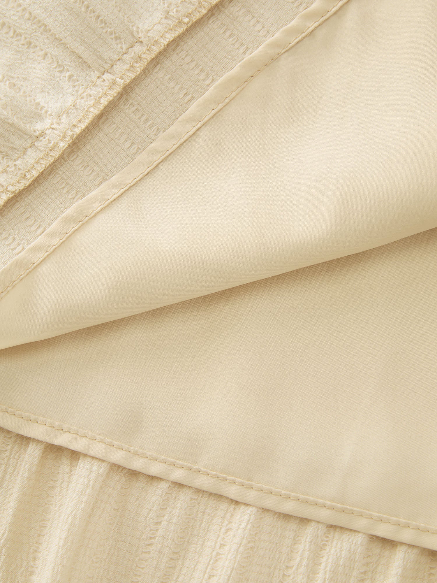 Shirred Wide Waistband Tiered Maxi Skirt - Image 7