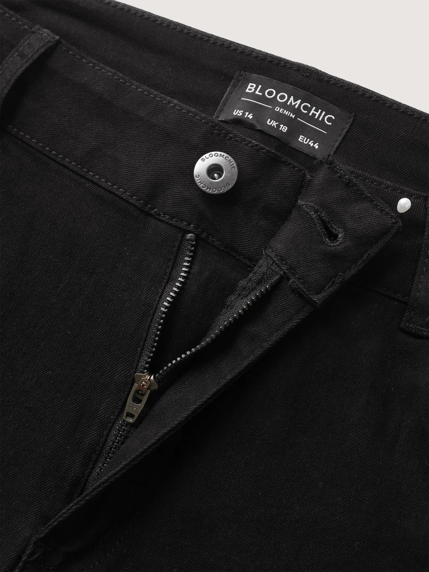 Skinny Very Stretchy High Rise Black Wash Sculpt Waist Jeans - Image 6