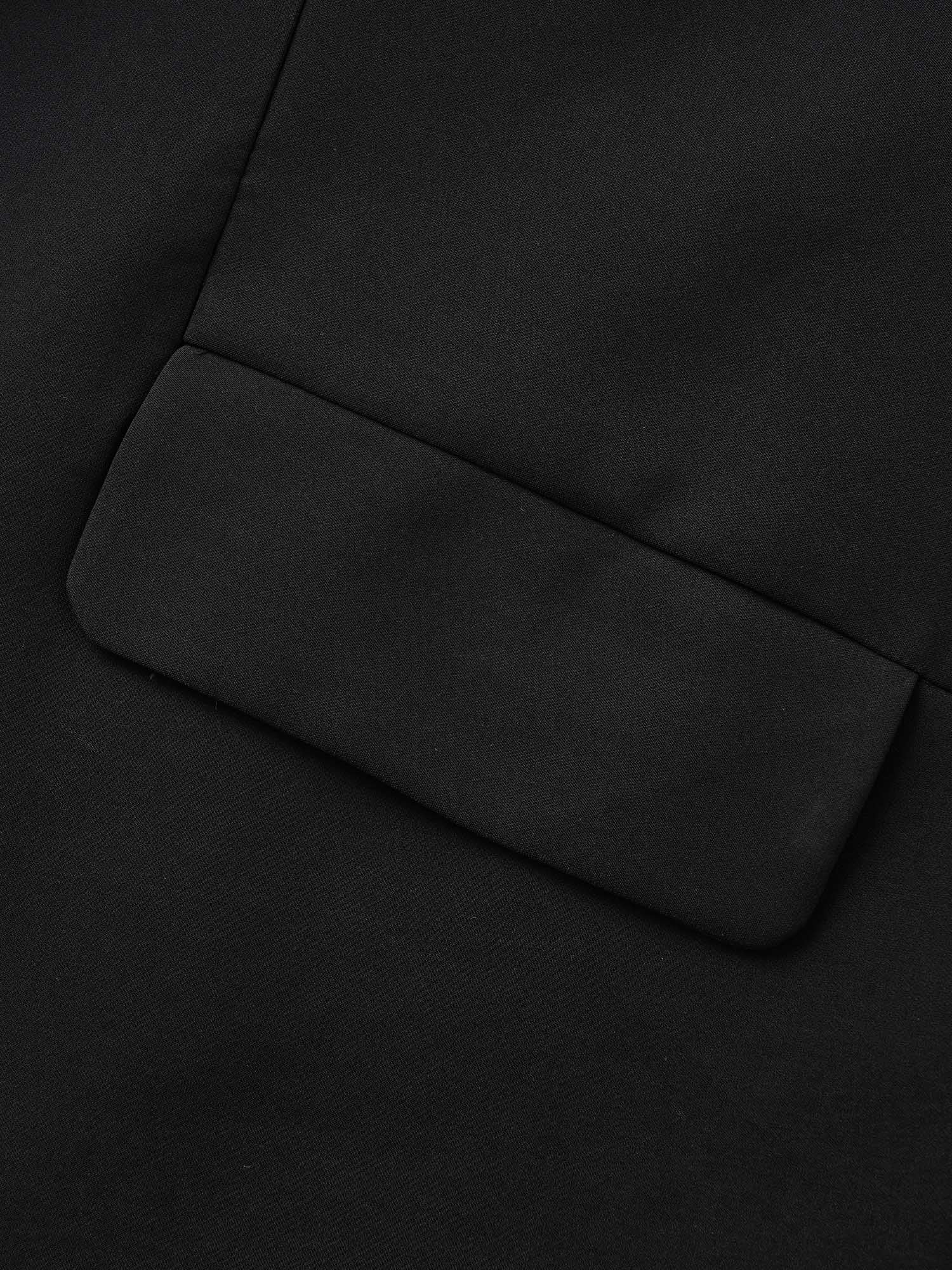Stretch Woven Pocket Slim-Fit Blazer - Image 7