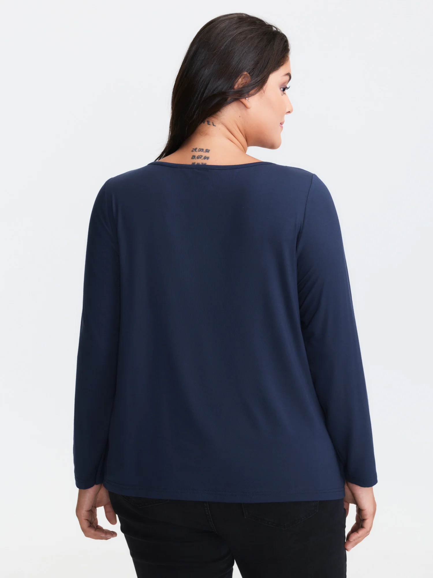 Supersoft Button Placket Solid T-Shirt - Image 4
