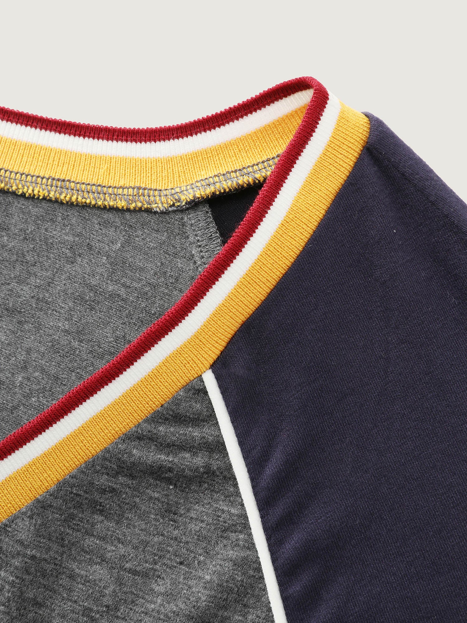 Supersoft Color Contrast Raglan Sleeve T-Shirt - Image 5