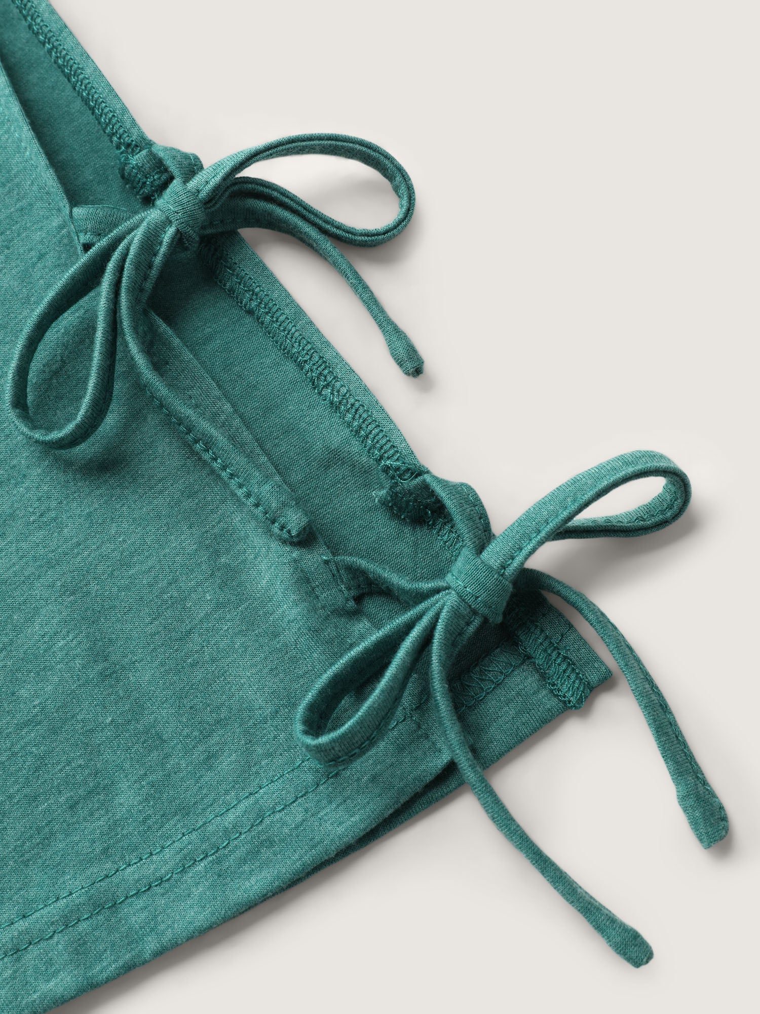 Supersoft Pleated Knot-Tie Sleeve T-Shirt - Image 5