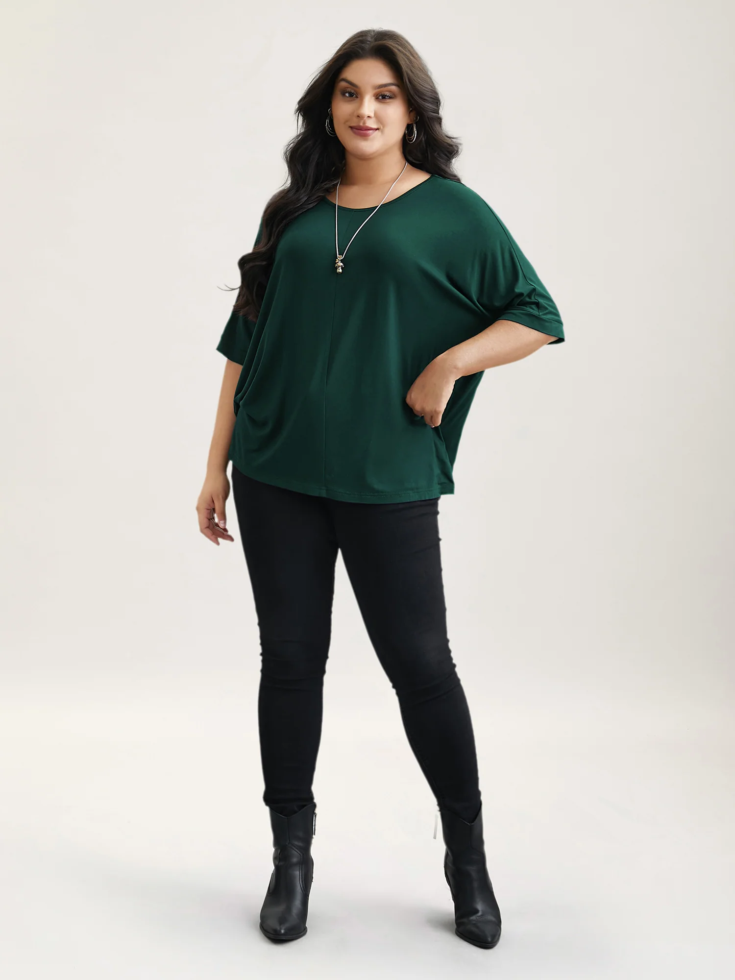 Supersoft Round Neck Plain T-Shirt - Image 3