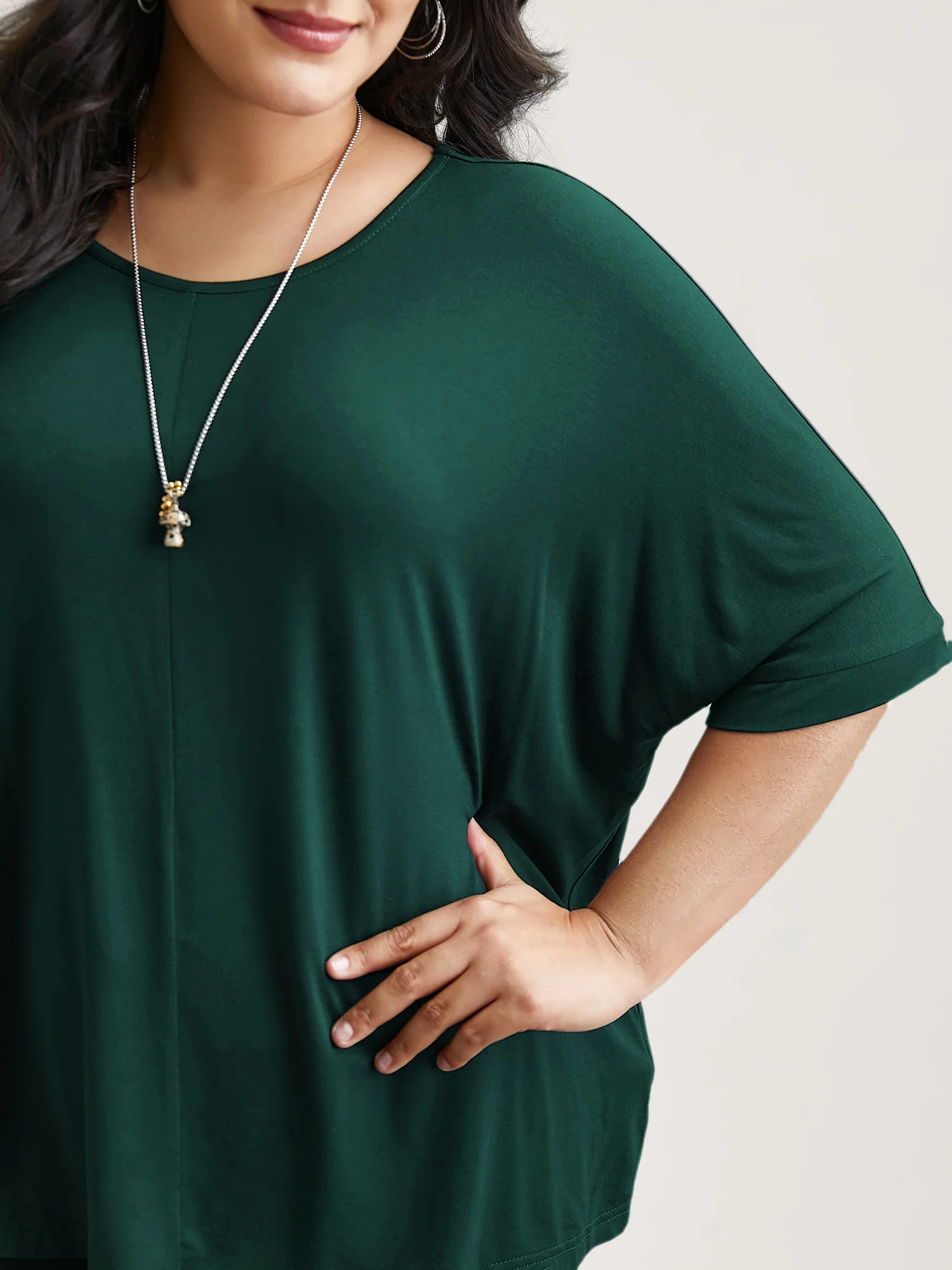 Supersoft Round Neck Plain T-Shirt - Image 4