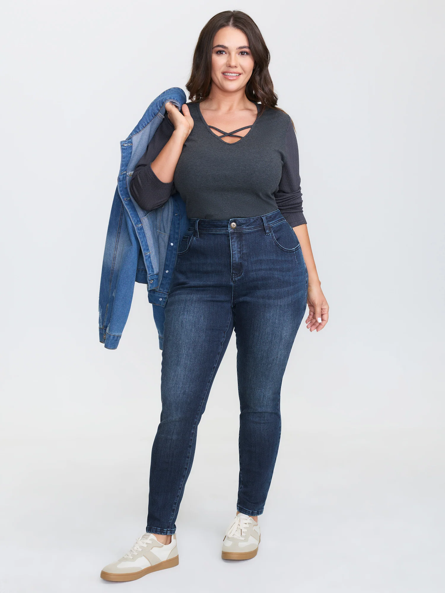 Elevated Super Stretchy Skinny-Fit Jeans - Image 2
