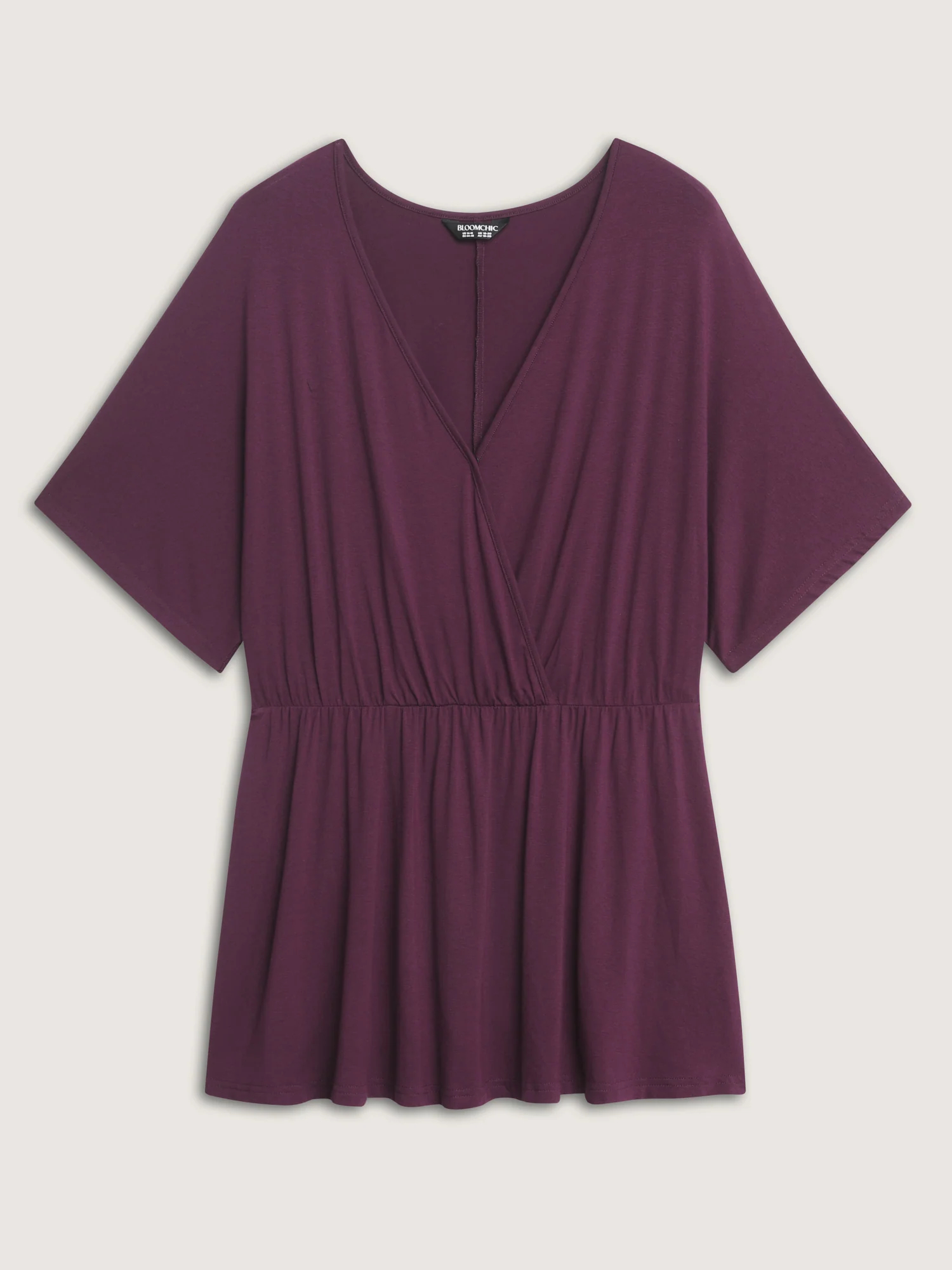 Supersoft Stretchy Surplice T-Shirt - Image 7