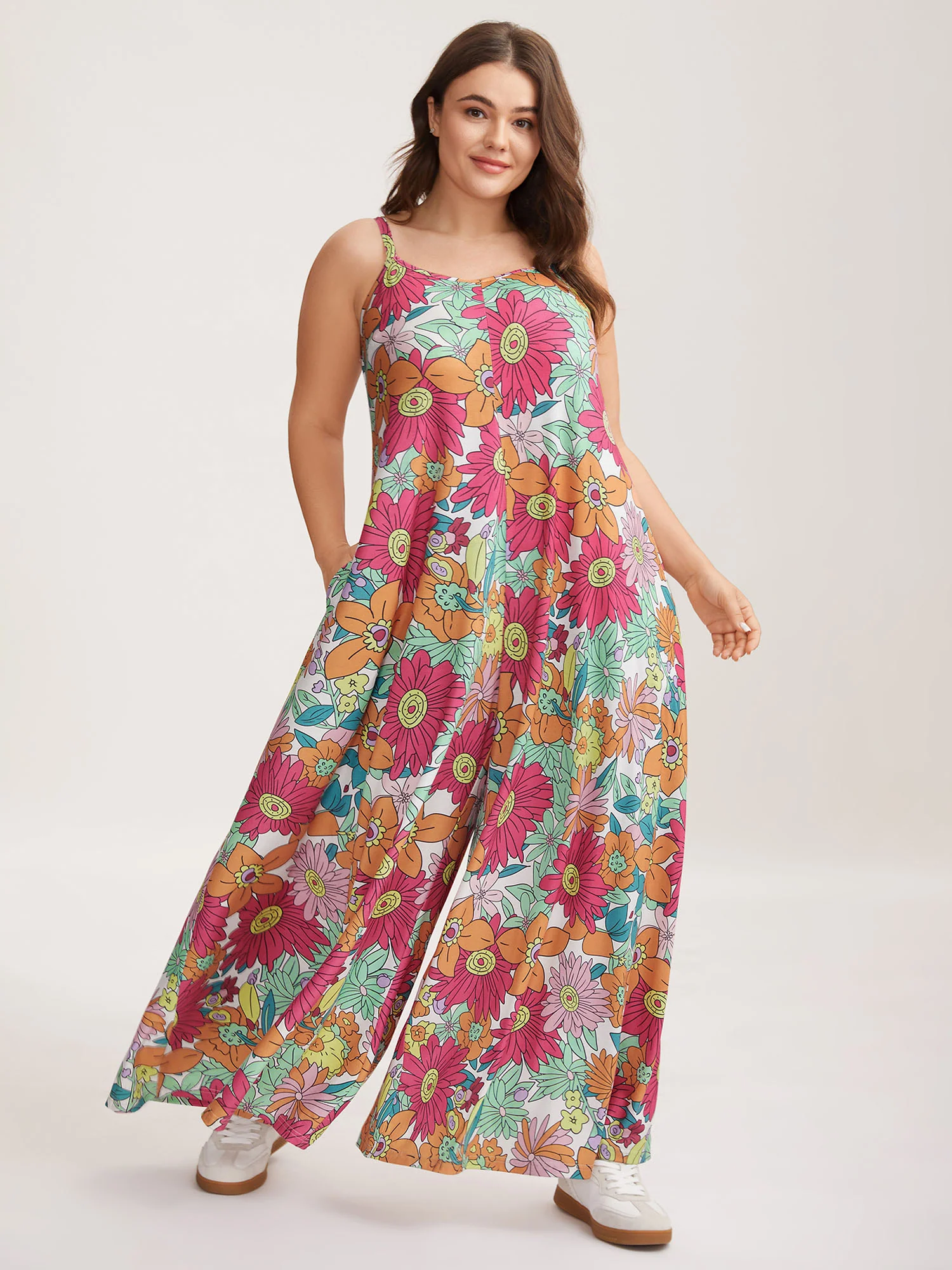 Vivid Groove Stretchy Adjustable Jumpsuit - Image 3